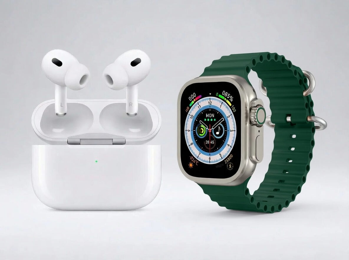 Pack Smartwatch Ultra Pro 2 + Auriculares Inalámbricos 2ª generación + Correa Adicional Incluida
