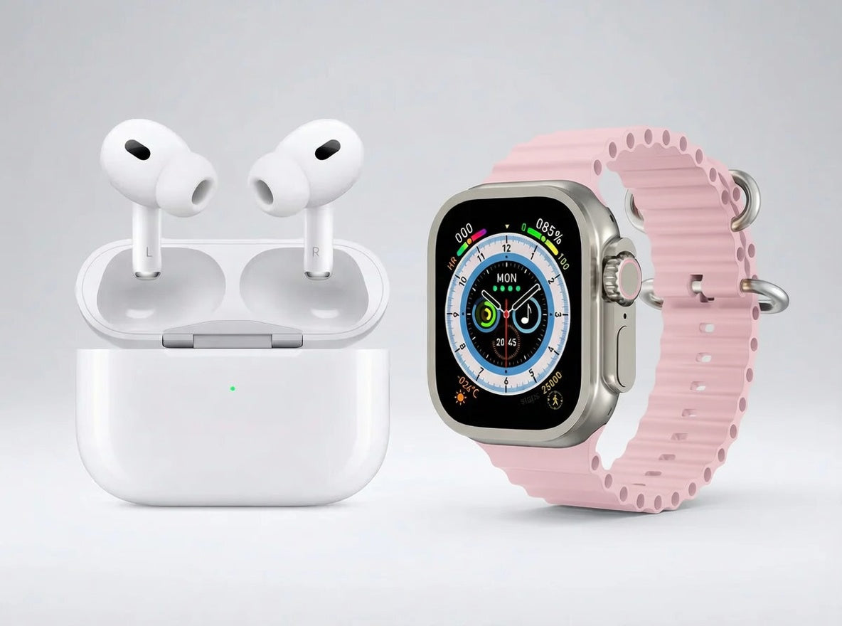 Pack Smartwatch Ultra Pro 2 + Auriculares Inalámbricos 2ª generación + Correa Adicional Incluida