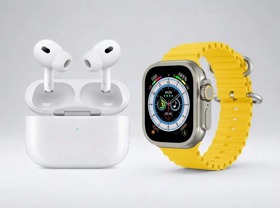 Pack Smartwatch Ultra Pro 2 + Auriculares Inalámbricos 2ª generación + Correa Adicional Incluida